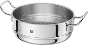 ZWILLING 40992 – 924 – 0 Plus – Stainless Steel Colander for steaming, Shiny Stainless Steel, 24 cm