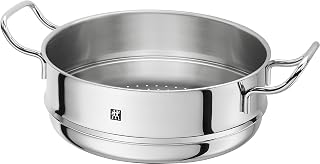 ZWILLING 40992 – 924 – 0 Plus – Stainless Steel Colander for steaming, Shiny Stainless Steel, 24 cm