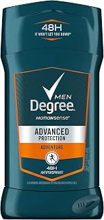 Degree Men's Adventure Citrus Antiperspirant Deodorant Stick, 2.7 Ounce