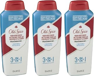 High Endurance Conditioning Hair & Body Wash 18 Fl Oz (Pack of 3) by Old Spice