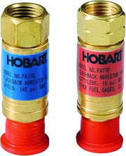 770506 Torch-Mount Flashback Arrestor | Torch-mount flashback arrestor; safety check for oxy-acetylene; fits Hobart 770500/770502 kits