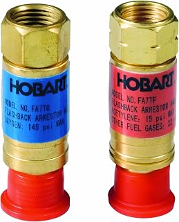 770506 Torch-Mount Flashback Arrestor | Torch-mount flashback arrestor; safety check for oxy-acetylene; fits Hobart 770500/770502 kits