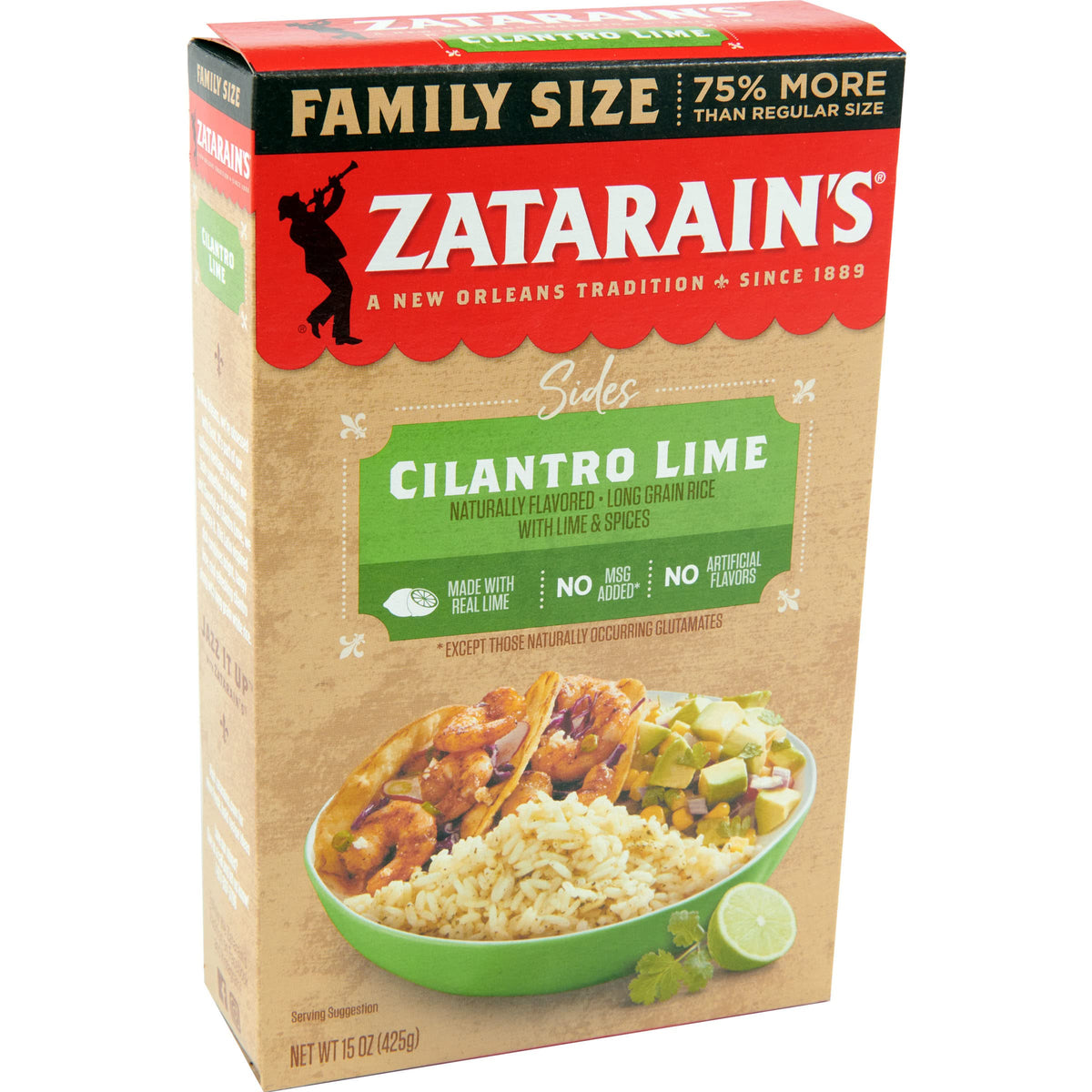 Family Size Cilantro Lime Rice by Zatarain's – 15 Ounce (Pack of 1)