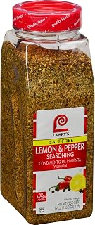 McCormick Lawrys Salt Free Lemon and Pepper Seasoning, 19 Ounce -- 6 per case.