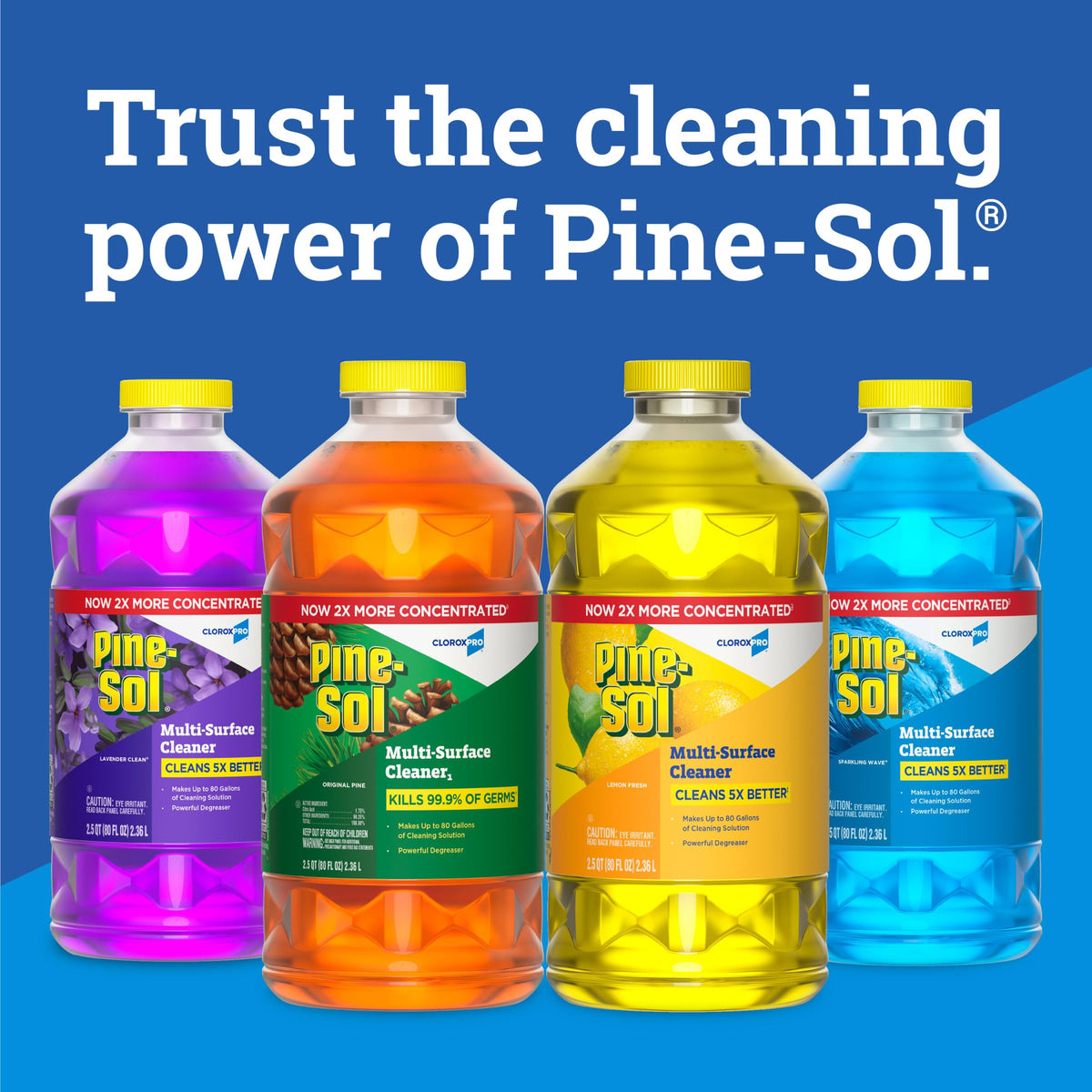 Pine-Sol 80 Fl Oz (Pack of 3) / Purple / 1 All-Purpose Cleaners