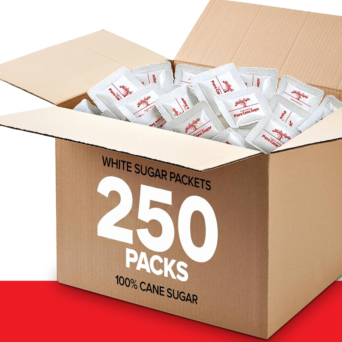 Stock Your Home White / 0.09 Ounce (Pack of 250) / 250 White Granulated Sugar