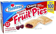 Hostess Snack Size Cherry Fruit Pies, 12 count, 12 oz (Pack of 6)