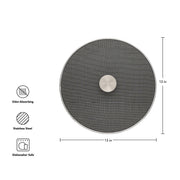 KitchenAid Stainless Steel / 13 inches / 1 Splatter Screens