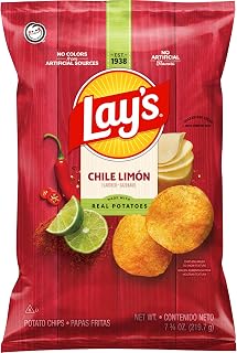 Lay's Lays Potato Chips Chile Limon, 7.75 Oz