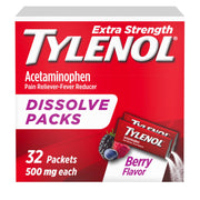 Extra Strength Dissolve Powder Packs by Tylenol – 32 Count, Multi, Model 041532