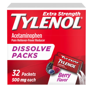 Extra Strength Dissolve Powder Packs by Tylenol – 32 Count, Multi, Model 041532
