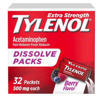 Extra Strength Dissolve Powder Packs by Tylenol – 32 Count, Multi, Model 041532