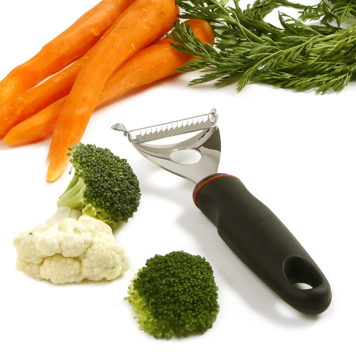 Grip-EZ Y Julienne Slicer by Norpro – One Size, Stainless Steel, Black