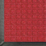 WaterHog Commercial-Grade Entrance Mat, Indoor/Outdoor Floor Mat 12' Length x 4' Width, Solid Red by M+A Matting