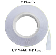 MV Magna Visual White / 1/4" Width / 1 Hardware
