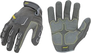 Estwing Impact Resistant Synthetic Leather Palm Work Glove with Anti-Vibration Palm