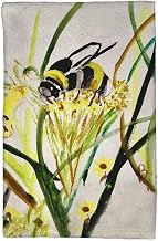 Bee & Flower Kitchen Towel - 16x25