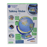 GeoSafari Talking Globe Featuring Bindi Irwin by Educational Insights – Plastic, Multicolor, Model 8888