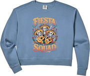 Women's Fiesta Squad Drinking Comfort Colors Crop Sweatshirt