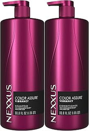 Nexxus Color Assure Vibrancy Shampoo & Conditioner Set 33.9 oz 2 ct | For frizz-prone hair, Helps hydrate & moisturize, Shampoo