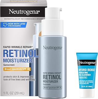 Neutrogena Rapid Wrinkle Repair Face Moisturizer SPF 30 + Trial Cleanser
