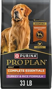 Purina Pro Plan Complete Essentials Turkey & Rice Dry Dog Food, 33 lb Bag