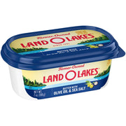 Spreadable Butter with Olive Oil and Sea Salt by Land O Lakes – 7 Ounce (Pack of 12), Pack of 12