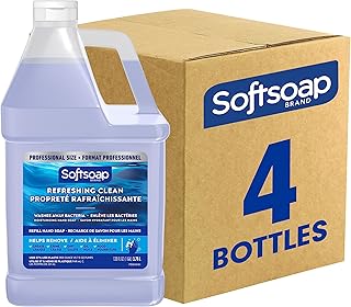 Softsoap Moisturizing Liquid Hand Soap Refill, Refreshing Clean, 128 fl oz