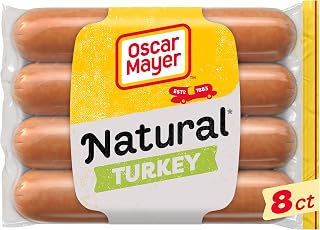Oscar Mayer Hot Dogs, 8 ct. Pack, Natural Uncured Turkey Franks