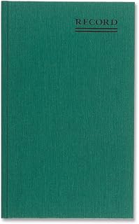 Rediform National Emerald Series Account Book, Green Cover, 12.25 X 7.25 Sheets, 150 Sheets/Book