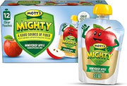 Mott's Mighty Honeycrisp Apple Applesauce, 3.2 Oz Clear Pouches, 12 Pack