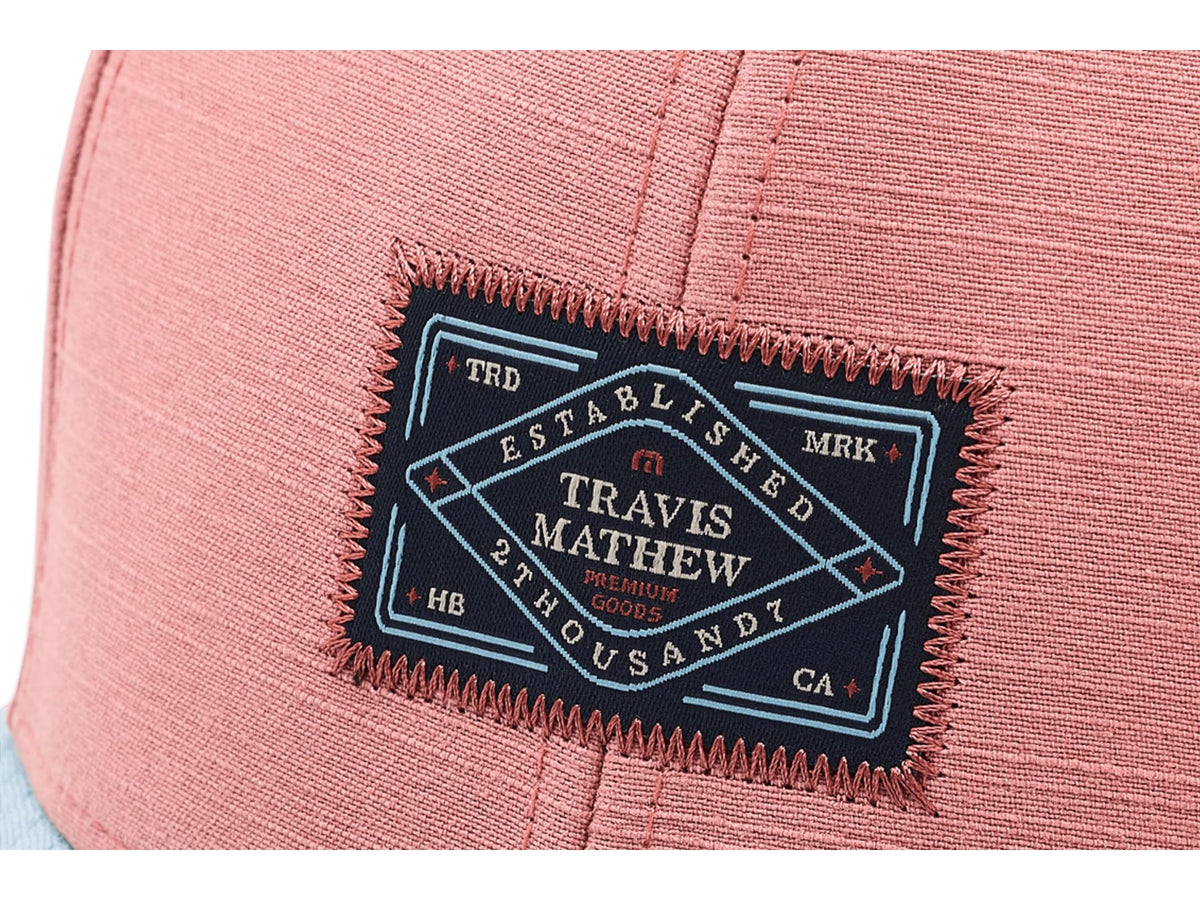 Do'S and Don'Ts Hat by TravisMathew – One Size, Polyester Blend, Brick Dust, Model A46112