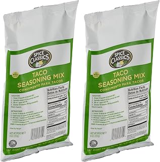 Spice Classics Taco Seasoning Mix, 9 oz (Pack of 2)