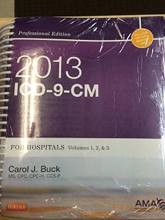 2013 ICD-9-CM for Hospitals, Volumes 1, 2, and 3 Professional Edition (Spiral bound), 2013 HCPCS Level II Professional Edition and 2013 CPT Professional Edition Package