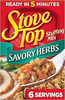 Kraft Stove Top Stuffing Mix, Savory Herbs, 6 oz Box