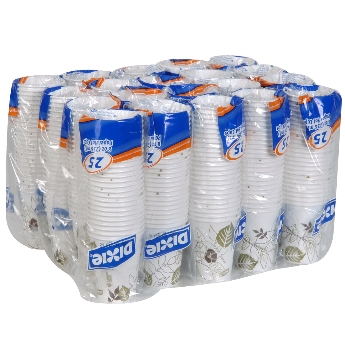 DIXIE 8OZ PAPER HOT CUPS BY GP PRO () by Georgia-Pacific – 8 oz, 8.0 ounces, Paper, Whimsy, Pack of 20
