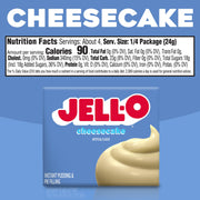 Jell-O CHEESECAKE / 3.4 Ounce (Pack of 4) / White Pudding Mixes