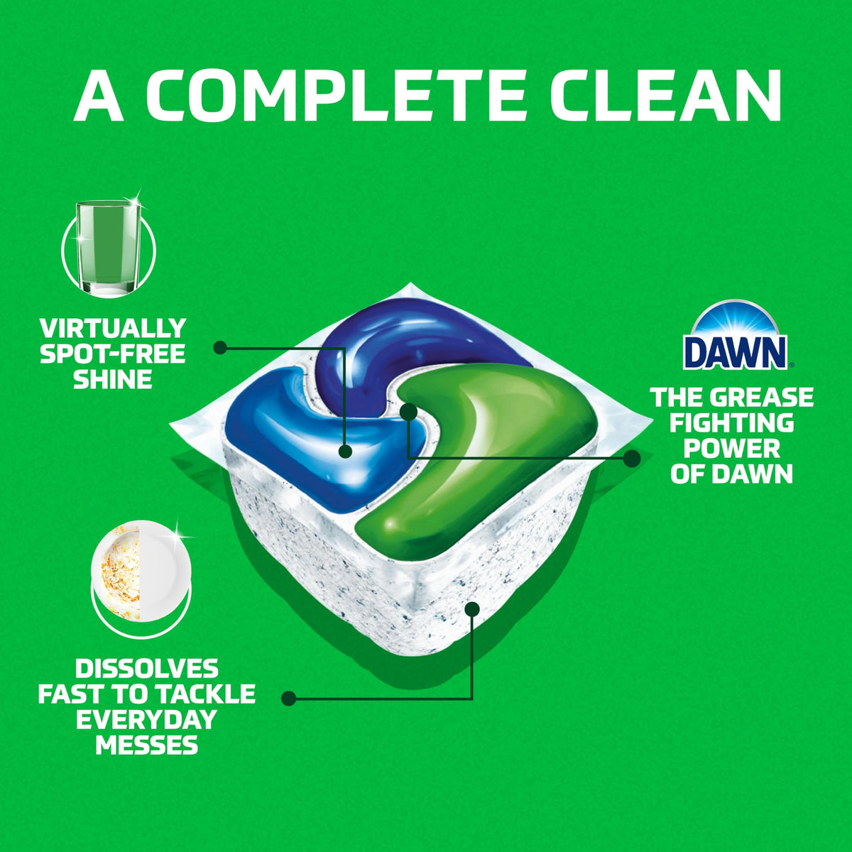 Cascade 100 Count (Pack of 1) / Fresh / 1 Dishwasher Detergent