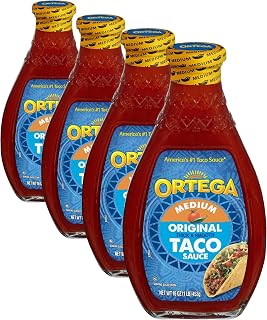 Ortega Original Taco Sauce, Medium, 16 Ounce (Pack of 4)