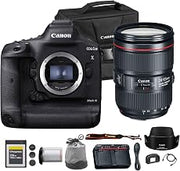 Canon EOS-1D X Mark III DSLR Camera with EF 24-105mm Lens f/4L Bundle | For Photography & Video | 20.1MP Full-Frame Sensor | 4K Video | Includes 256GB Memory Card + Camera Bag (3829C002)