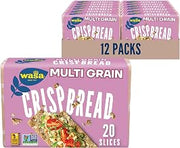 Wasa Multi Grain Crispbread, 9.7 oz (Pack of 12), Multigrain Crackers, Non-GMO Ingredients, Fat Free