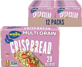 Wasa Multi Grain Crispbread, 9.7 oz (Pack of 12), Multigrain Crackers, Non-GMO Ingredients, Fat Free