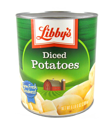Libbys Diced Potatoes - no. 10 can by Seneca Foods Corporation – Pack of 6