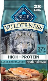 Blue Buffalo Wilderness Salmon & Wholesome Grains Large Dog Food, 28 lb