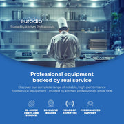 Commercial Induction Cooktop by Eurodib – Stainless Steel, Silver, Model CI1800