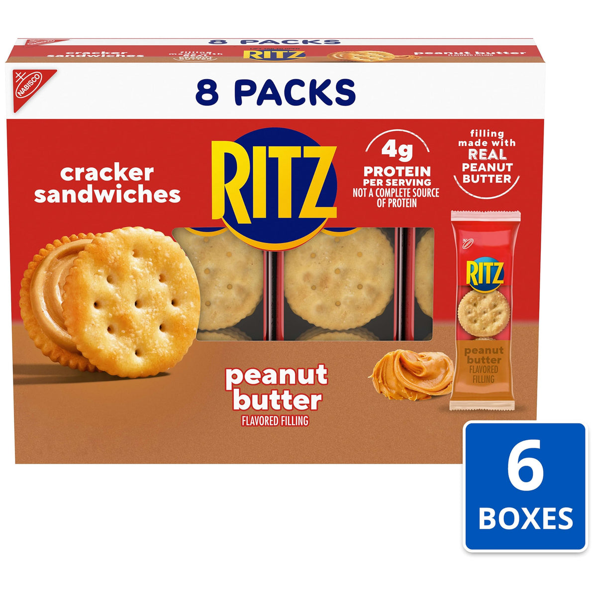 Ritz Peanut butter / 11 Ounce (Pack of 6) / 1 Sandwich