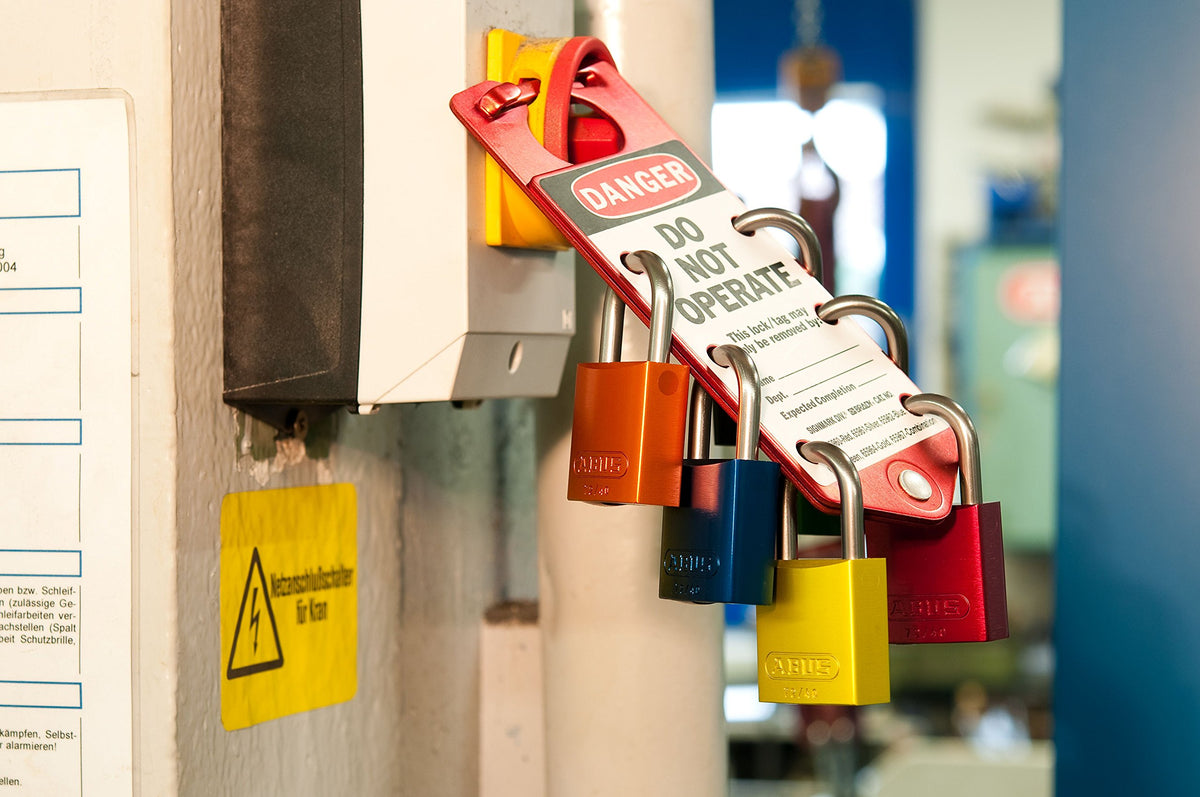 ABUS Yellow / 1.5-Inch / Industrial Keyed Padlocks