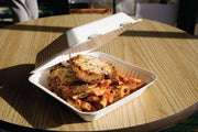 ECO PRODUCTS Green Products / 9" / white Clamshell Take Out Containers