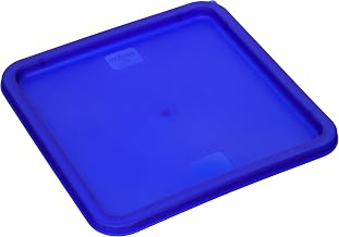 Winco 12/18 / 22 qt Blue Square Cover, Fits