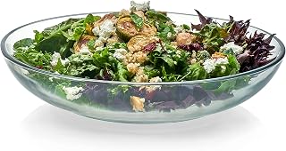 Libbey Selene Glass Serving Bowls, 12-inch, Set of 2